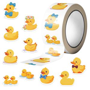500pcs 오리 스티커 동물 스티커 Diy 선물 장식 보상 학습 아트 스티커 주전자 책 휴대 전화에 적합