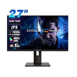 프레임리스 27인치 풀HD 데스크탑 PC 게이머 모니터 와이드스크린 2560*1440P QHD LED 컴퓨터 게이밍 모니터 (썬더볼트 타입 C 포함)