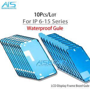 10Pcs LCD 디스플레이 프레임 베젤 방수 씰 테이프 접착제 접착 스티커 iPhone 15 14 13 12 11 Pro Max Plus Mini X Xs XR 7 8
