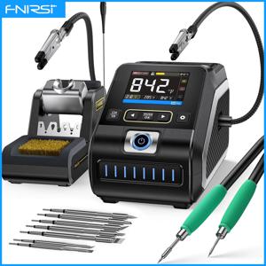 FNIRSI DWS-200 납땜 스테이션 200W C210 C245 납땜 도움 손 전자 용접 재 작업 스테이션과 납땜 인두 핸들