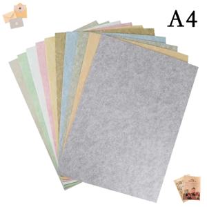A4 20pcs 100/200G 빈티지 레트로 양피지 인증서 인쇄 커버 종이 핸드 계정 메뉴 인사말 카드 DIY 전등갓.