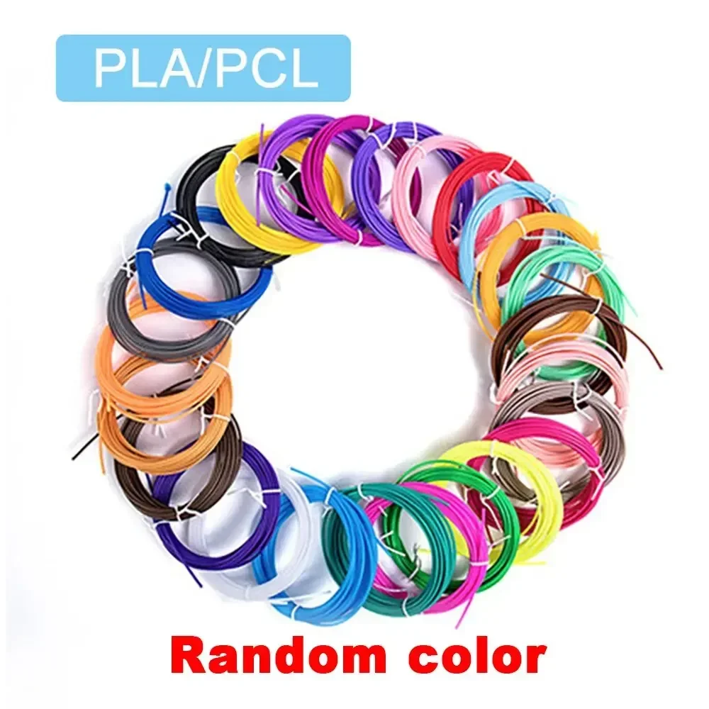 3D 펜 필라멘트 50/90/150m 레인보우 라인 1.75mm 직경 10/30 색상 DIY 인쇄 재료 3D 펜 생일 선물 아이디어