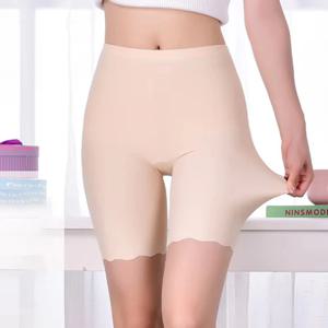원활한 안전 짧은 바지 여름 여성 플러스 사이즈 복서 여성 안티 문지름 안전 반바지 스커트 팬티 속옷 3XL