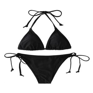 2024 패션 섹시한 수영복 여성 비키니 세트 삼각형 수영복 String Beachwear 끈 팬티 원피스 정장 브라질 Biquini
