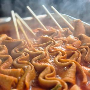 일품나라 부산 빨간어묵 사각꼬치어묵 10ea 345g