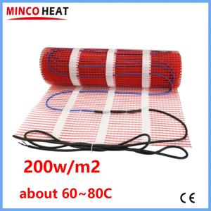 MINCO HEAT AC200~240V 200w/m2 0.5~5m2 눈 녹이는 바닥 난방 매트 (바닥 난방 시스템용)