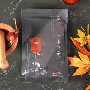장미빛 명가 국산 고춧가루 500g HACCP 굵은 고운