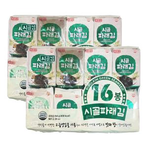 시골김 시골 파래김(4g X 16개입) 64g 2개