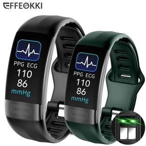 ECG + PPG 스마트 손목 밴드, 피트니스 트래커, 남성 칼로리 혈압, 방수 스포츠 스마트 밴드, 건강 스마트 워치