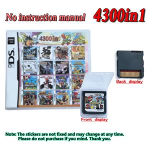 4300 in 1 컴파일레이션 DS NDS 3DS 3DS NDSL 게임 카트리지 카드 비디오 게임 휴대용 플레이어 (R4 카드) 23in1/208in1/280in1/482/486