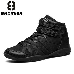 BAXINIER 여아 하이탑 치어리딩 슈즈, 전문가용 경량 청소년 치어리딩 대회용 스니커즈, 댄스 트레이닝 신발