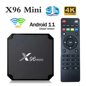 정품 X96 미니 TV 박스, 안드로이드 11.0 칩, H313 S 쿼드 코어, 2GB, 16GB 와이파이, 4K UHD HDR, 10 H.265 멀티미디어 플레이어 셋톱 박스