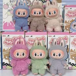 팝마트 라부부 더 몬스터즈 익사이팅 마카롱 시리즈 블라인드 박스 비닐 인형 펜던트 서프라이즈 미스터리 박스 귀여운 애니메이션 피규어