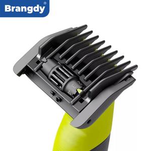 브랭디 5-in-1 가이드 콤 가드 원블레이드 QP2520 QP2530 QP2620 QP2630 QP2724 QP2834 수염 트리머 1-5mm 조절 가능