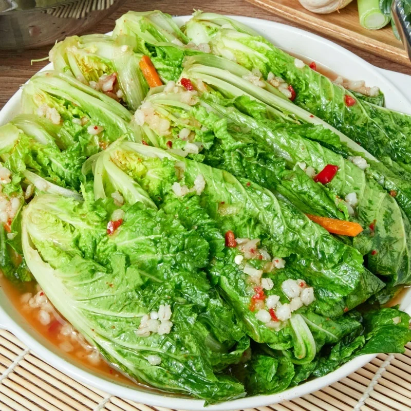 시원한 감칠맛 꽁보리 얼갈이 물김치