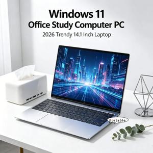 2026 솔리드 14.1인치 울트라 슬림 노트북 인텔 코어 i7-8650U 32GB 램 2TB M.2 SSD 윈도우 11 프로 홈 스터디 컴퓨터