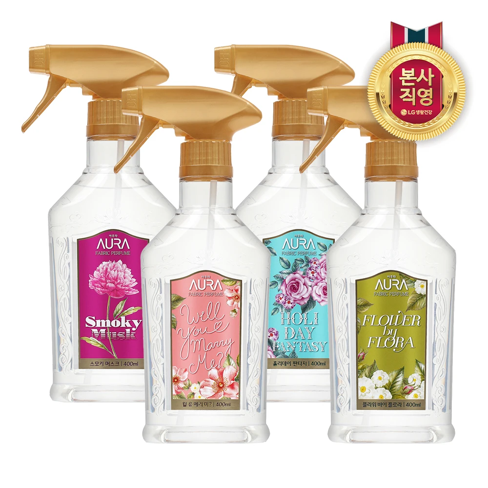 아우라 섬유향수 400ml X 3개