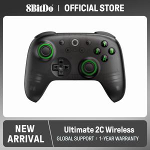 8BitDo - PC, 윈도우 10, 11, 스팀 데크, 라즈베리 파이, 안드로이드용 얼티밋 2C 무선 게임 컨트롤러
