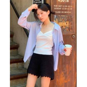 시스루 긴팔 셔츠_RMYWF38R99_GY 시스루 긴팔 셔츠_RMYWF38R99