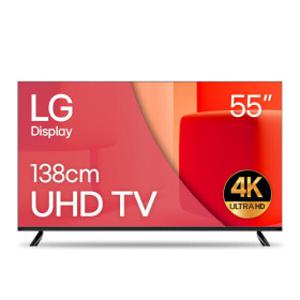 와우피프티 139cm(55인치) UHD LED 대형 중소기업 벽걸이 겸용 티비 스탠드형 수도권 방문설치 배송설치선택