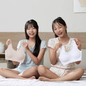 쿠프 주니어 브라 2단계 하이틴 여아 초등 중학생브라 어린이 학생 속옷 심리스 브래지어 노와이어 스포츠