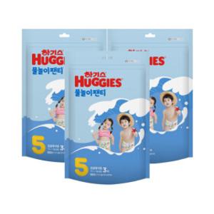 유한킴벌리 물놀이팬티 방수기저귀 특대형 5단계3Px3팩