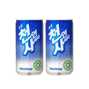 천연사이다 190ml 30캔 3박스 탄산 음료