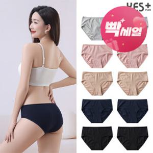 (24+6%할인쿠폰)여성 순면팬티 10매세트/빅사이즈 추가/여성팬티/여자팬티