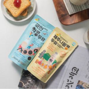 단 하루)국민바이오 약콩두유180ml 20팩+제주나물콩두유180ml 20팩 (총40팩) 무가당 국산 원액두유