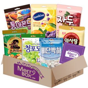 캔디 7종(청포도+복숭아+스카치+썬키스트+알사탕+자두+통아몬드) 혼합세트