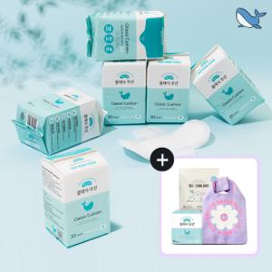 대용량 생리대 날개형 롱 팬티라이너 20P X 6팩 /120매 + 구매금액별 사은품