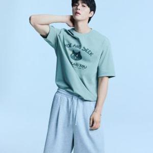 남성 더블니트 턱 6부 버뮤다 팬츠_PHG2PT1750