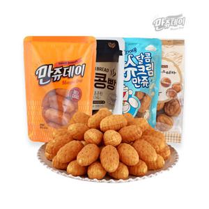 (만쥬데이) 지하철 추억의 그맛 그대로 재현한 델리만쥬 1팩 130g 외 도라에몽호두과자커피콩빵 골라담기