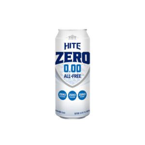 하이트제로 0.00 500ML 24캔/ 알코올 ZERO 칼로리 ZERO 당류/감미료 ZERO