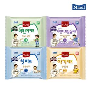 (현대홈쇼핑)상하치즈 1∼4단계 100매 / 치즈 / 어린이 유기농 아기 치즈