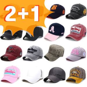 2+1 모자 볼캡 군모 야구 여성 캡모자 여름 남자 메쉬 2+1 행사 중 2개 구매시 1개 추가증정