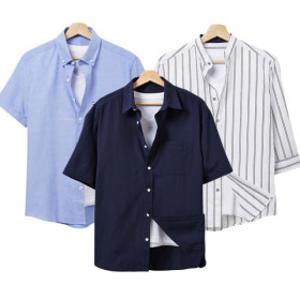 (20%쿠폰) S~6XL 여름 남자 반팔셔츠/옥스포드/스트라이프/빅사이즈/체크/와이셔츠/정장/무지/남방/스판/옷
