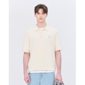 (최종가 33460원)26SS HAZZYS PHIZ 크로셰 반팔 니트 SPSW6E101CR