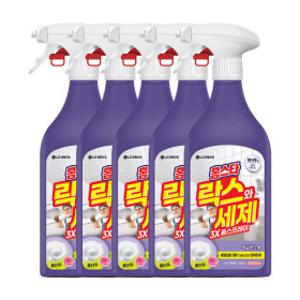 홈스타 락스와세제 3X 폼스프레이 후로랄 500ML 5개