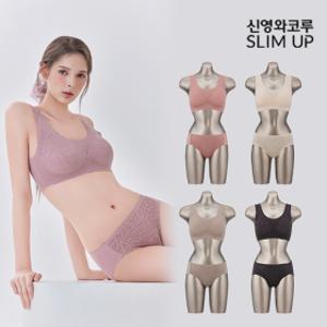 26신상 인견 쿨 레이스 프리컷 브라팬티 4세트