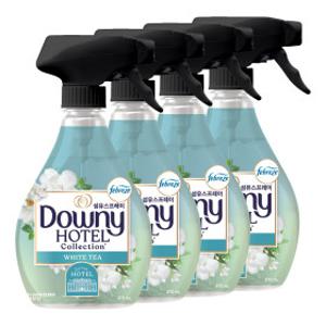 다우니 페브리즈 섬유향수 화이트티 본품 370ml 4개 / 페브리즈 섬유탈취제