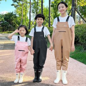 어린이 가슴장화 유아 아동 레인부츠 낚시 갯벌체험 옷 해루질 키즈 주니어 초등 낚시 여아 남아 장화 가슴