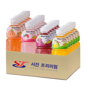 모구모구 BEST 4종혼합(복숭아+리치+포도+망고) 320mlx24ea
