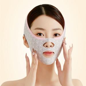 지브로와 3D 주름 관리 안면 교정 리프팅 페이스 마스크