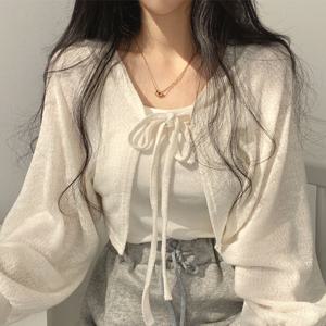 볼레로가디건 여성 여름가디건 베이직 숏 크롭 OFS-WCDG38