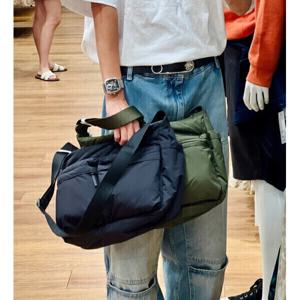 가벼운 나일론 다용도 투포켓 스트릿 심플 크로스 캐주얼 백 사이드 보조 가방 (2개이상추가할인)