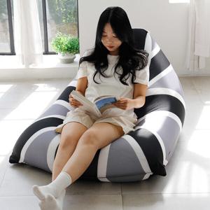 유니언잭 대형 빈백 1인용 거실 소파 100% Made in Korea