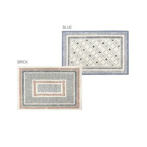 시나앤소모 마일드 빈티지 먼지 안나는 세탁가능 면매트 40x60