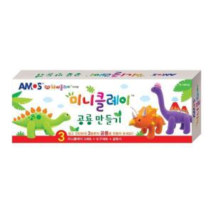 공룡만들기 3종세트 클레이 만들기 세트 DIY 교구 키트 학교 수업