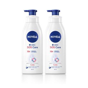 니베아 SOS 케어 바디로션 400ml 2개